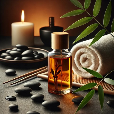 huile de massage bougie