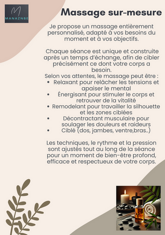 massage sur mesure