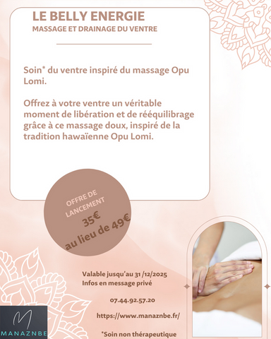 massage du ventre, belly énergie